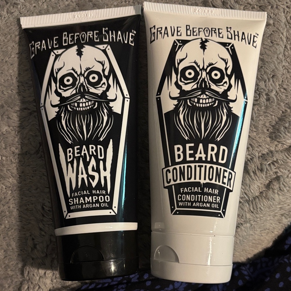 2/$25 SET Grave Before Shave - Luxury Beard Wash and Conditioner Set